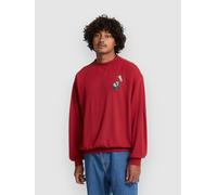 Volcom Fa JJ Villard Crew Sweater lifeguard red Herren Gr. S