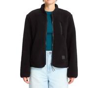 Volcom - Fleece mit Reißverschluss - Wuzer Fuzzar W Black für Damen - Größe M - schwarz schwarz M