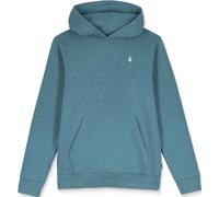 Volcom - Fleece-Sweatshirt mit Kapuze - Single Stone Po Blue Wash aus Baumwolle - Größe M - Blau Blau M