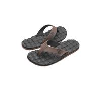 Volcom Flip-Flops für Herren, wasserdichte Flip-Flops, verstellbare bequeme Schaumstoff-Einlegesohle, Sandstein, Größe 44,5