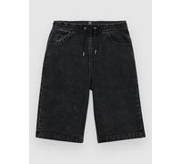 Volcom Freazy Loose Denim Ew Kids Shorts blackity black Jungen Gr. M