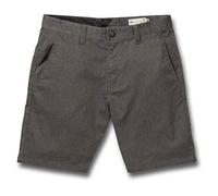 Volcom Frickin Mdrn Stch 19 Bermuda, Herren XXL Kohle (Charcoal Heather)