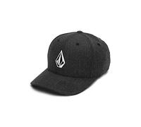 Volcom Full Stone Heather X-Fit Flexfit Cap Basecap Baseballcap Curved Brim (S/M (55-57 cm) - anthrazit)