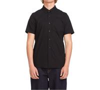 Volcom - Hemd aus Baumwolle - Everett Oxford SS Shirt New Black für Herren aus Baumwolle - Größe M - schwarz schwarz M