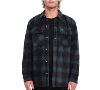 Volcom Hemd Bowered Polar Überhemd Jacke Evergreen : M