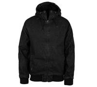 Volcom Hernan Coaster Winter Denim Jacket black - Gefütterte Jeans-Jacke mit Kapuze S