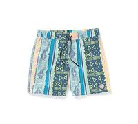 Volcom Herren 43,2 cm Lange Surf-Badehose mit elastischer Taille Boardshorts, Kreta-Blau, L