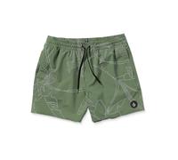 VOLCOM Herren Badeshort Lido Print Trunk 16 olive | XL