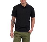 Volcom Herren Banger Poloshirt Polohemd, Schwarz getönt, Mittel