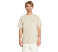 Volcom - Circle Blanks Heather S/S - T-Shirt, Gr. M, beige (LightKhaki)