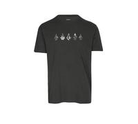 VOLCOM Herren Beachshirt Lunar Phases schwarz | S