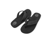Volcom Herren Daycation Flip Flop Comfort Foam Sandal Flipflop, Black Destructo New, 40.5 EU