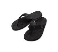 Volcom Herren Eco Recliner 2 Flip Flop Sandalen Flipflop, schwarz grau, 39.5 EU
