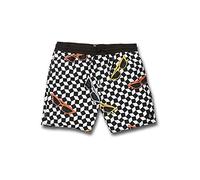 Volcom Herren Flashback Trunk 17" Badeshort, Schwarz, XS
