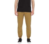 Volcom Herren Frickin Slim Joggerhose Hose, Dunkles Khaki 1, X-Groß