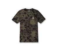 Volcom Herren Iconic Stone Dye SST Tshirt, Camouflage, S