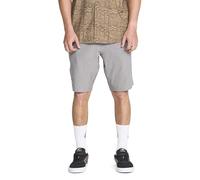 Volcom Herren Kerosene 21" Hybrid Chino Shorts, grau meliert, 46