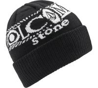 Volcom Herren Lib Stone Legacy Beanie-Mütze, Schwarz, Einheitsgröße