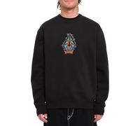 Volcom - Watanite Black - Sweater - Schwarz - XL - 80% Baumwolle, 20% Polyester,Schweiß Schwarz XL