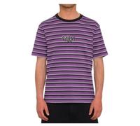 Volcom Herren Rayeah Stripes T-shirt deep purple : M