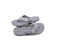 Volcom Herren Flip-Flop mit Liegesandalen Flipflop, Hellgrau, 42 EU