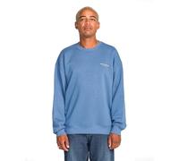 Volcom Herren Roundabout Crew Fleece Soft Midweight Pullover Ribbed Cuffs Sweatshirt, Feeble Niagara, Large