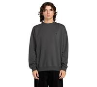 Volcom Herren Single Stone Pw Crew Fleece Sweatshirt, Asphaltschwarz, S