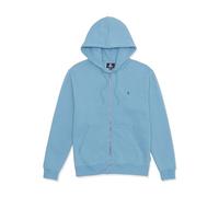Volcom Herren Single Stone Zip Hoodie Fleece Sweatshirt, Blaue Spülung, X-Large