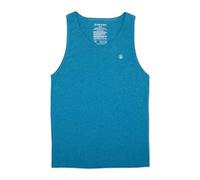 Volcom Herren Solid Heather Tank T-Shirt, Stormy Blue, Mittel