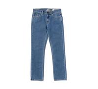 Volcom Herren Solver Stretch Denim Pant-modern Fit, Comfortable & Flexible, Durable Cotton Blend for Casual Or Everyday Wear Jeans, Standardausgabe blau, 38W / 34L