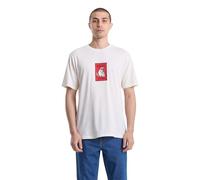 Volcom Herren T-Shirt Kurzarm Performance Activewear, Off White Heather, L