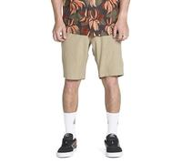 Volcom Herren Kerosin-Hybrid-Chino, 53,3 cm Lässige Shorts, Khaki, 28