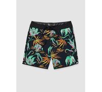 Volcom Infuse Scallop Mod 19 Boardshorts black green Herren Gr. 34