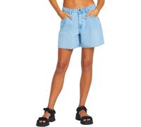 Volcom - Jeansshorts - Damen / Frau - Stoned Bf Short Blue Bird - Stoned Bf Short Blue Bird für Damen aus Baumwolle - Größe 29 US - Blau Blau 29 US
