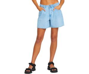 Volcom - Jeansshorts - Damen / Frau - Stoned Bf Short Blue Bird - Stoned Bf Short Blue Bird für Damen aus Baumwolle - Größe 26 US - Blau Blau 26 US