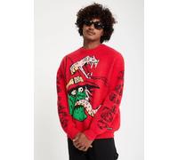 Volcom JJ Villard Strickpullover lifeguard red Herren Gr. S