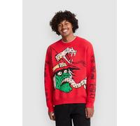 Volcom JJ Villard Strickpullover lifeguard red Herren Gr. XS