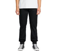 Volcom - Frickin Slim Jogger - Freizeithose, Gr. L, schwarz (Black)
