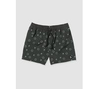 Volcom Lido Print Trunk 16 Boardshorts stealth Herren Gr. XS