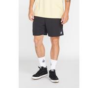 Volcom - Lido Solid Trunk 16 Black - Shorts - Schwarz - S - 100% Polyester Schwarz S