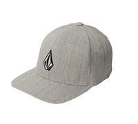 Volcom Logo Cap Full Stone Heather hellgrau : L-XL