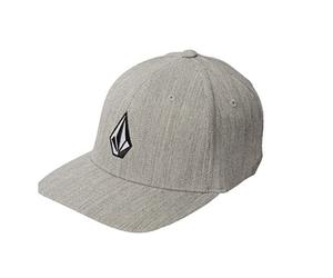 Volcom Logo Cap Full Stone Heather hellgrau : L-XL