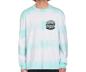 Volcom Longsleeve Aquatrip Tie Dye blau : M