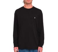 Volcom Stone Blanks Basic Langarm-t-shirt (Herstellerartikelnummer: A3632406-BLK-S)