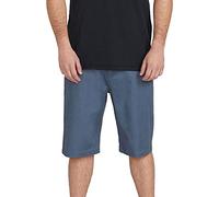 Volcom Men's Vmonty Stretch Chino Short, Heather Blue, 32