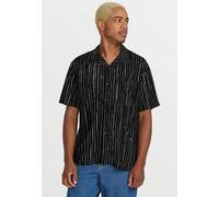 Volcom - Mistostone Black White - Hemd - Schwarz - L - 100% Viskose,Viskose Schwarz L
