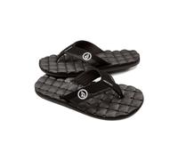 Volcom Recliner (Black & White) Sandalen für Männer 39 (7 Taille Volcom)
