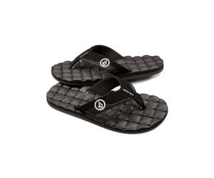 Volcom Recliner (Black & White) Sandalen für Männer 39 (7 Taille Volcom)