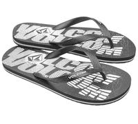 Volcom Rocker Herren-Sandalen, Schwarz/Weiß, Größe 48
