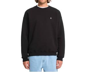 Volcom - Rundhals-Sweatshirt / Sweatshirt mit Rundhalsausschnitt - Herren - Single Stone Po - Single Stone Crew Black für Herren aus schwarz S